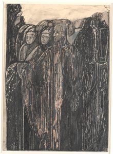 Three Figures in a Garden by Christian Kongstad Petersen
