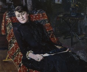 Actress Constance Bruun by Christian Krohg