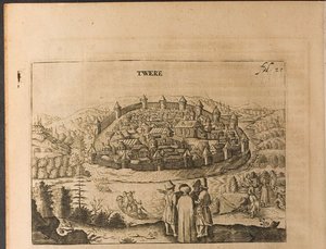 Tver Illustration from Travels to the Great Duke of Muscovy and the King of Persia by Adam Olearius