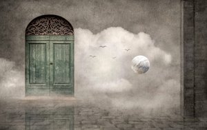 Green Door Dreamscape by Christian MARCEL
