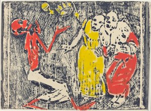 Death as Juggler, 1918-1919 by Christian Rohlfs