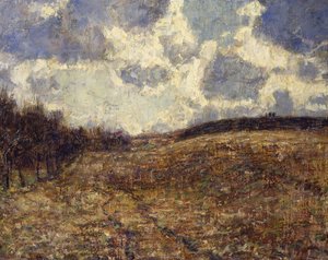 Fields and Hills near Weimar by Christian Rohlfs