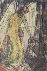 Gethsemane / Christ in Gethsemane by Christian Rohlfs