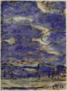 Landscape with Clouds by Christian Rohlfs