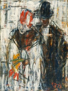 Man and Woman by Christian Rohlfs