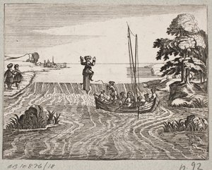 Illustration for Adam Olearius, "Persianischer Rosenthal von einem Sinnreichen Poeten Schich Saadi", Schleswig 1660 by Christian Rothgiesser