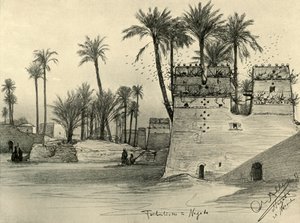 Houses in Nagada, Egypt, 1898