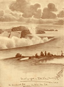 Niagara Falls from Falls View, Canada by Christian Wilhelm Allers