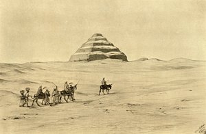 Pyramid of Djoser at Saqqara, near Cairo, Egypt by Christian Wilhelm Allers
