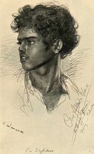 Sinhalese man, Colombo, Ceylon by Christian Wilhelm Allers
