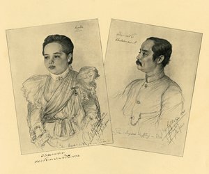 The King and Queen of Siam, 1898 by Christian Wilhelm Allers