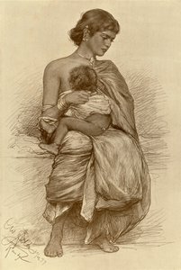 Young Mother, Kandy, Ceylon by Christian Wilhelm Allers
