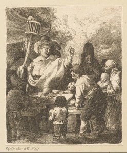 Rat Poison Seller by Christian Wilhelm Ernst Dietrich