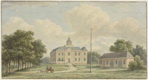 Huis De Cloese, near Lochem by Christianus Hendricus Hein