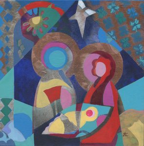 Holy Family by Christina Saj