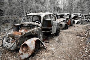 Abandoned Rusty Beetles