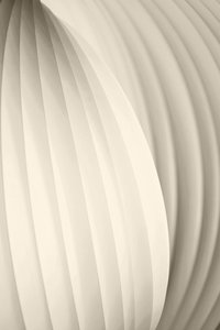Abstract Cream Waves by Christina Sillen