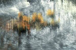 Blurred Autumn Reflections