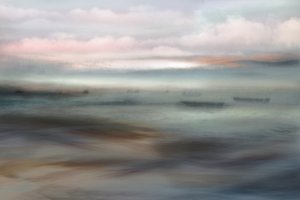 Dreamy Blurred Ocean by Christina Sillen