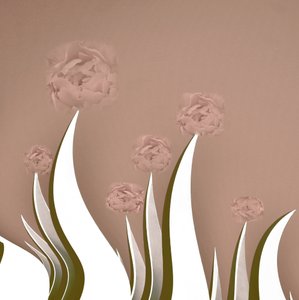 Minimalist Pink Blooms by Christina Sillen
