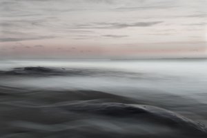Misty Ocean Serenity