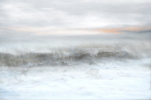 Misty Ocean Waves