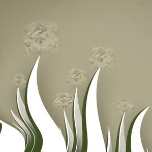 Subtle Cream Blooms by Christina Sillen