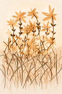 Warm Sepia Botany by Christina Sillen