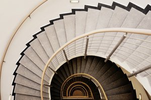 Winding Spiral Staircase by Christina Sillen