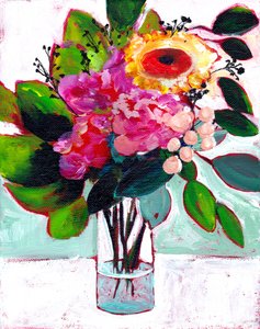 Vibrant Floral Bouquet by Christine Lindstrom