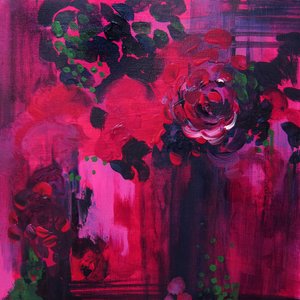 Vibrant Pink Roses by Christine Lindstrom