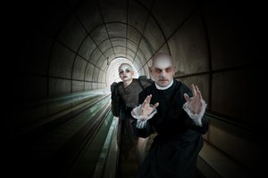 Eerie Tunnel Figures by Christine von Diepenbroek