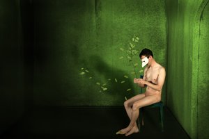 Masked Man in Green