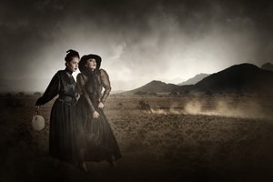 Mysterious Women Dusty Plains by Christine von Diepenbroek