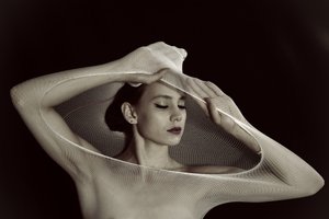 Sensual Netting Portrait