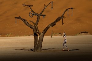 Surreal Desert Key Tree