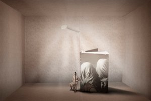 Surreal Nude Contemplation by Christine von Diepenbroek