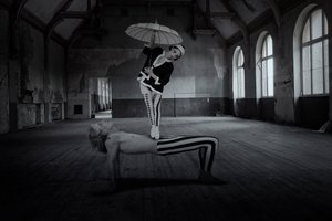 Surreal Room Acrobats by Christine von Diepenbroek