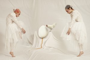 Surreal Women and Egg