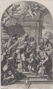 The presentation of the Virgin in the Temple by Christof Lederwasch