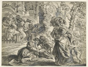 Garden of Love (right leaf) by Christoffel Jegher