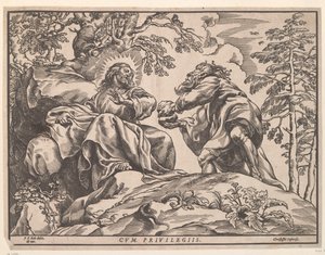 Temptation of Christ by Christoffel Jegher