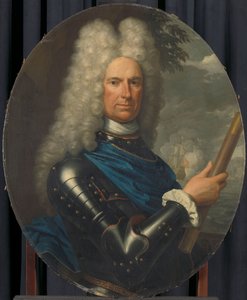 Portrait of Rear-Admiral Arent van Buren by Christoffel Lubienitzki
