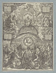 Adoration of the Lamb of God by Christoffel van Sichem (II)
