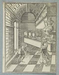Daniel Scatters Ashes on the Temple Floor by Christoffel van Sichem (II)