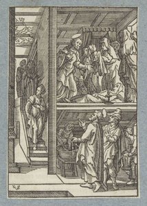 Raising of Dorcas (Tabitha) by Christoffel van Sichem (II)