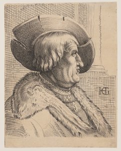 Fantasy Portrait of an Old Man in Profile by Christoffel van Sichem I