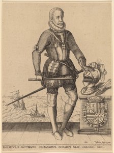 Philip II, King of Spain by Christoffel van Sichem I