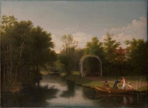 Arbour in the Park of Sanderumgård Manor