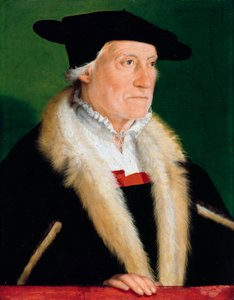 Portrait of the Cosmographer Sebastian Muenster by Christoph Amberger